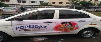 Agra Cab Wrap Advertising Car Wrapping Cost, Transit Media advertising in India